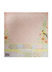 ХОББИ И ТЫ Набор бумаги для скрапбукинга 30,5*30,5см 190гр/м, Разрисованная Вуаль (6+2)