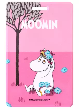 Чехол для карточек вертикальный MOOMIN Фрекен Снорк в цветах — 2938006 — 1