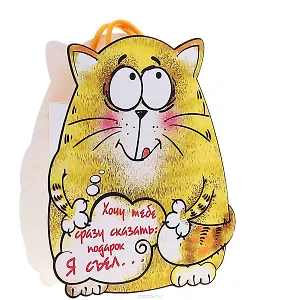 Подарочный пакет-открытка Котэ (643146) (Сима-ленд)