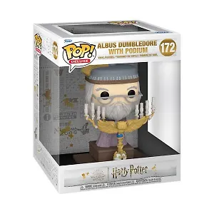 Фигурка Funko POP! Deluxe Harry Potter POA Albus Dumbledore with Podium (172) (Fun76002)