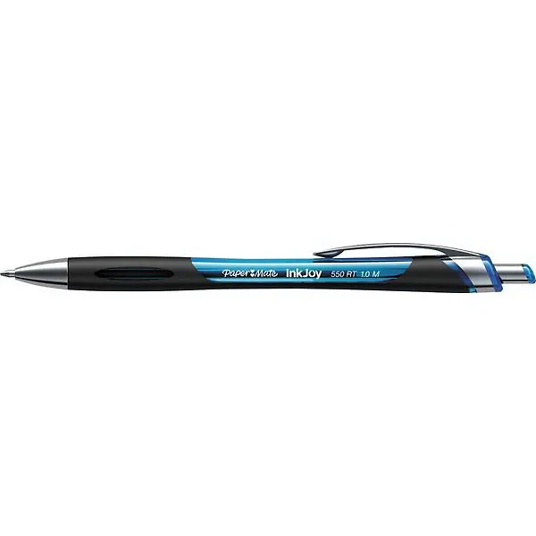 Шариковая ручка синяя автоматическая 1 мм, InkJoy 550 RT, Paper Mate 227858 — 2