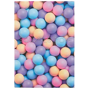 Записная книжка А6+ 64л кл. "Balls" интегр.перепл., ламинация soft-touch 262364