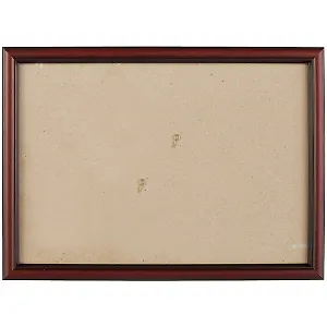 Рама со стеклом, дерево, коричневая, 21 х 30 см