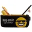 Пенал на молнии «Смайлы: keep smile», 19 х 8 см — 2585890 — 2