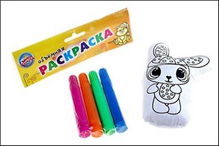 Игрушка-раскраска Зайка (4 маркера) (536890) (упаковка) 2355086 — 1