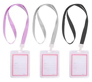 Бейдж 70*100 вертикальный, на шнурке, ассорти