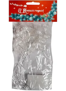 Букет льдинки из 6 цветков в пакете с подвесом, лилии (14-00530-B37)