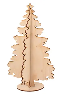 Сборная модель на подставке. 25 см. Ёлочка. -М: Лесовик, 70497 283127