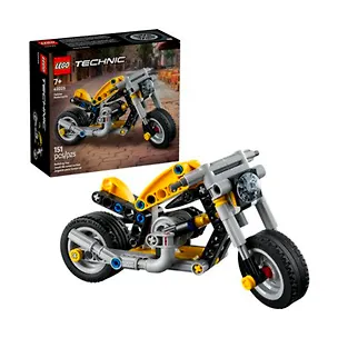 42225 Конструктор детский LEGO Technic Жёлтый мотоцикл, 151 деталей, возраст 7+ 3169381