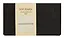 Планинг дат. 2025г. 64л "Soft Touch" черный, карманный, интегр.переплет, иск.кожа, термотиснение, цв.торец, тонир.блок — 3056598 — 1