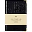 Книга для записей А5 80л "BUSINESS PREMIUM. Grand croco (черный)" иск.кожа, поролон, тв.переплет, мет.уголки, золот.срез, 2 ляссе, инд.уп. — 262423 — 1