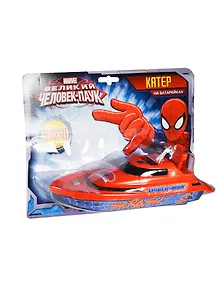 Катер Спайдер-Мен (V9016-R) (180896) (28х23см) (Играем вместе) (на бат.) (блистер) (в кор. 6х12шт)