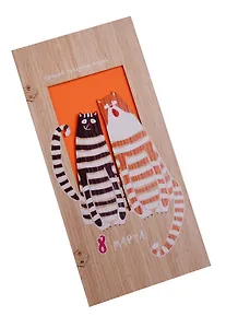 Открытка дерево 8 марта Коты