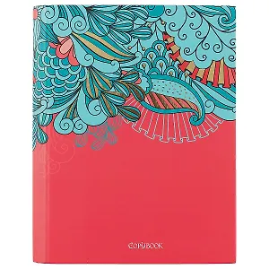 Тетрадь на кольцах в клетку Listoff, "Яркая фантазия", 120 листов