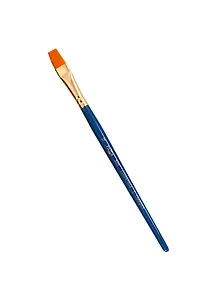 Кисть художественная Галерея, синтетика, плоская, короткая ручка №12, Гамма