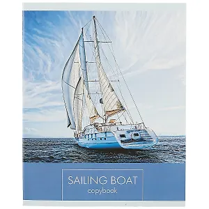 Тетрадь в клетку Listoff, "Парусники", 48 листов, в ассортименте