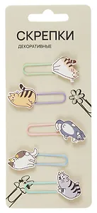 Декоративные скрепки Котики 1