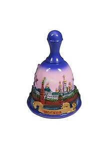 Колокол с подсветкой полист. цв. фиолетовый "Москва" (070-22-19B)