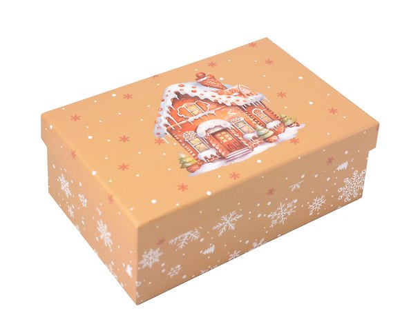 Коробка подарочная "Пряничный домик" 21*14*8,5, картон 3104099 — 1