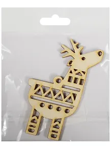 Подвеска на елку Олененок (61х99х3) (162868) (Полноцвет)