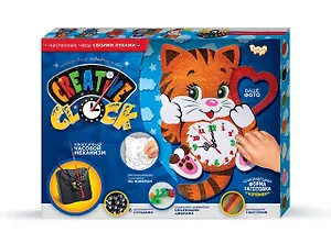 Набор для творчества, Часы Creative clock Котёнок