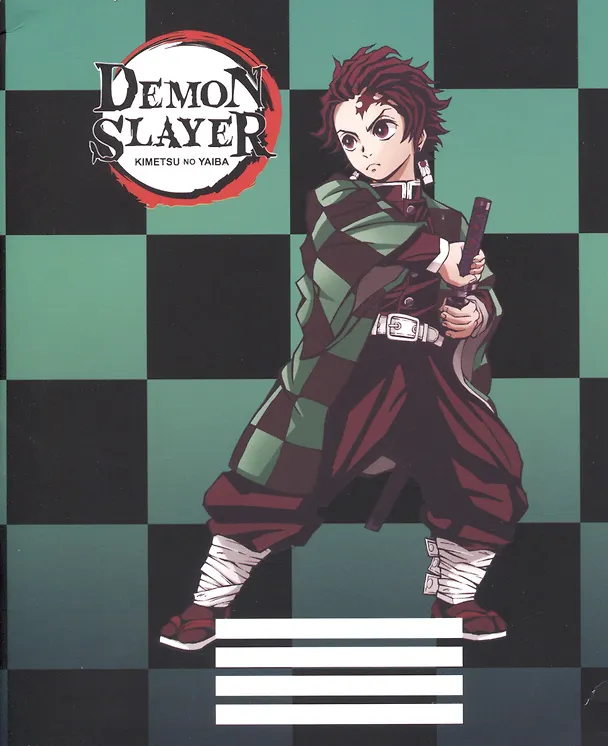 Тетрадь общая «Tanjiro Kamado V2», 48 листов в клетку, A5 - Demon Slayer 2936569 — 5