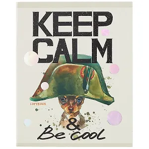 Тетрадь в клетку Unnika, "Только спокойствие!", 48 листов, в ассортименте