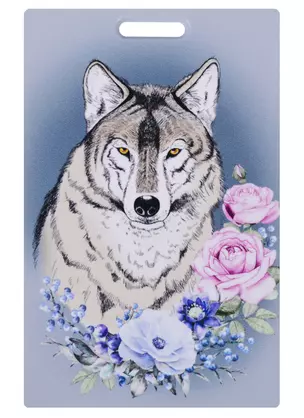 Чехол для карточек Аnimals in Flowers Волк (ДК2017-132) — 2617457 — 1