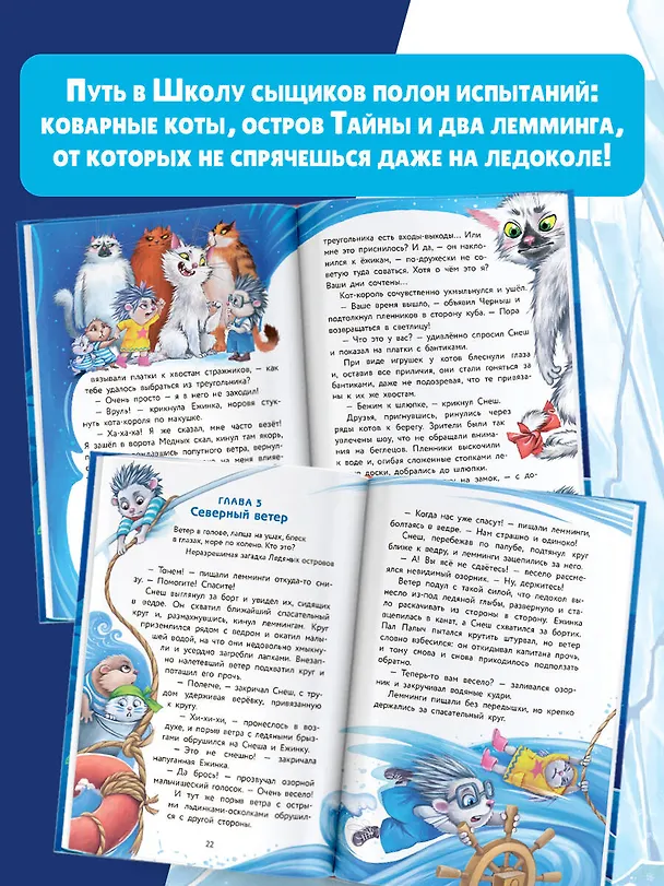 Книга Снеш и Ежинка. Тайна Ледяных островов (Надежда Косолапкина) — 6