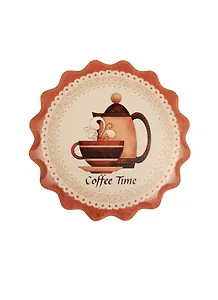 Подставка под кружку Coffee time (круглая с зубчиками) (11см)