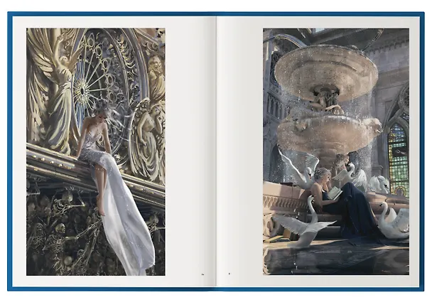 Книга Призрачный Клинок. GhostBlade. Иллюстрации WLOP. Темная синева (Ван Лин) — 9