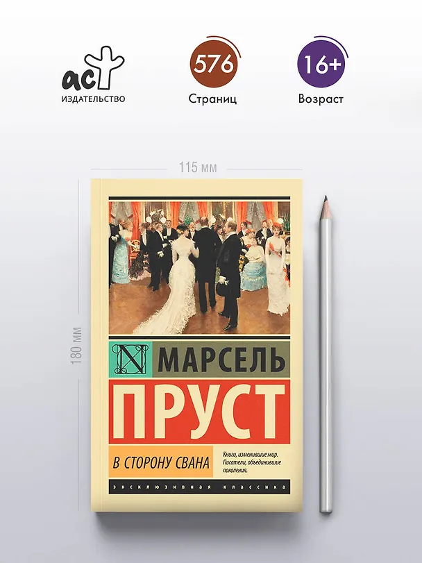 Книга В сторону Свана: роман (Марсель Пруст) — 5