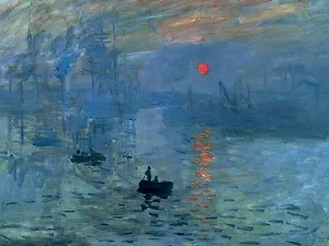 Кардхолдер. Моне. Впечатление. Восходящее солнце (в форме книжки) (Арте)