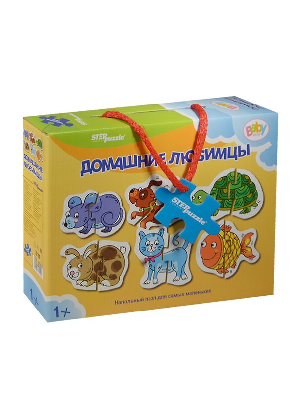 Напольный пазл Домашние любимцы (малые) (70109) (Baby Step) (1+) (коробка) 2496133 — 1
