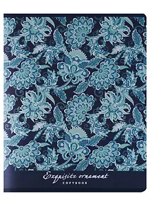 Тетрадь в клетку Unnika, "Растительный орнамент", 96 листов, в ассортименте