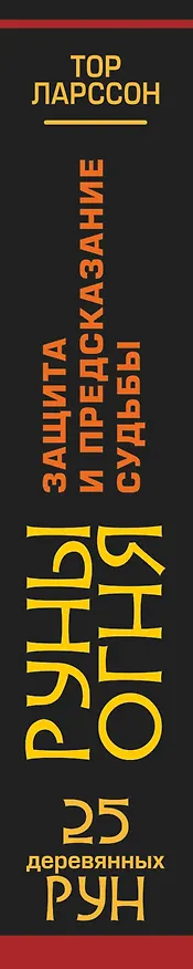 Книга Руны Огня. Защита и предсказание судьбы. 25 деревянных рун. Подарочный набор (Тор Ларрсон) — 3