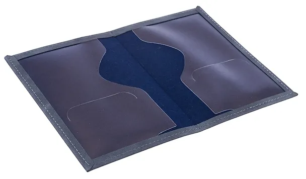 Обложка для паспорта (нави) (софт тач) (12-BLUEDOT-202510-A1-015) 3134655 — 4