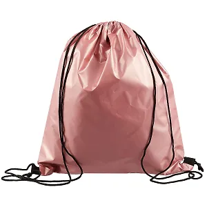 Мешок для сменной обуви «Металлик розовый», 40 х 35 смrk