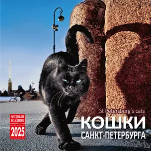 Календарь 2025г 300*300 "Кошки Петербурга" настенный, на скрепке — 3037005 — 1