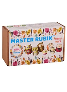 Гипсовые фигурки для творчества МАСТЕР РУБИК, MASTER RUBIK Совушки (7+1 в подарок)