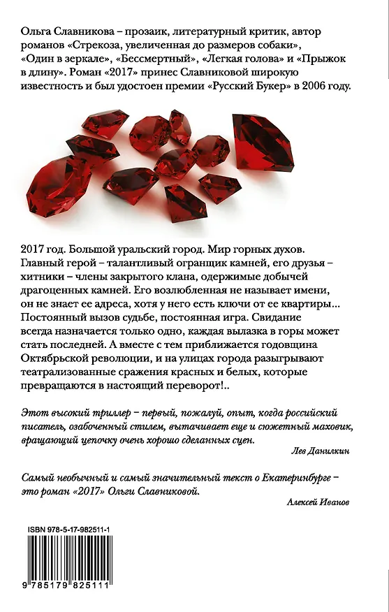 Книга 2017: роман (Ольга Славникова) — 2