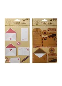 Наклейки для скрапбукинга Путешествия, ассорти (11-LA-S20495024)