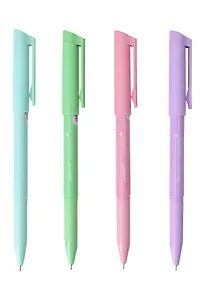 Ручка шариковая синяя "Liquiwrite X" 0,7мм, корпус ассорти, Luxor