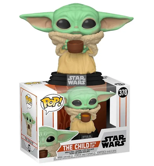 Фигурка Funko POP! Star Wars: Mandalorian The Child w/cup, FNK49933 3153732 — 2