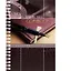Тетрадь А4 80л кл. "Офисный стиль. Бизнес" дв.евроспираль, выб.лак, блестки, Listoff — 227201 — 2