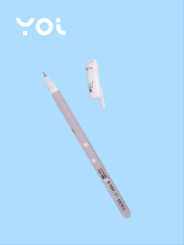 Гелевая ручка пиши-стирай синяя, «Funny cat», Yoi, в ассортименте 2980642 — 2