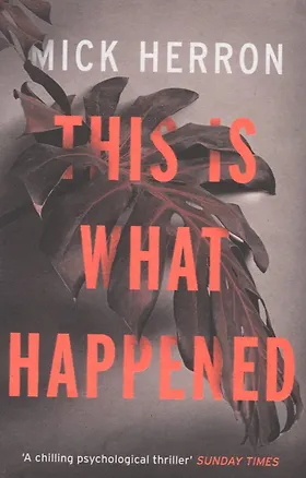 Книга This is What Happened (Мик Геррон)