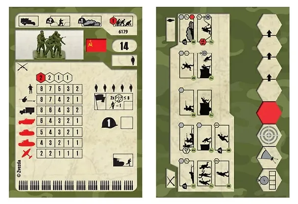 Сборная модель Советская кадровая пехота 1941-1942, 6179, ЗВЕЗДА 2341079 — 4