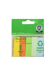 Закладки самоклеящиеся 50*15мм 5цв*100л бумажные, 3М