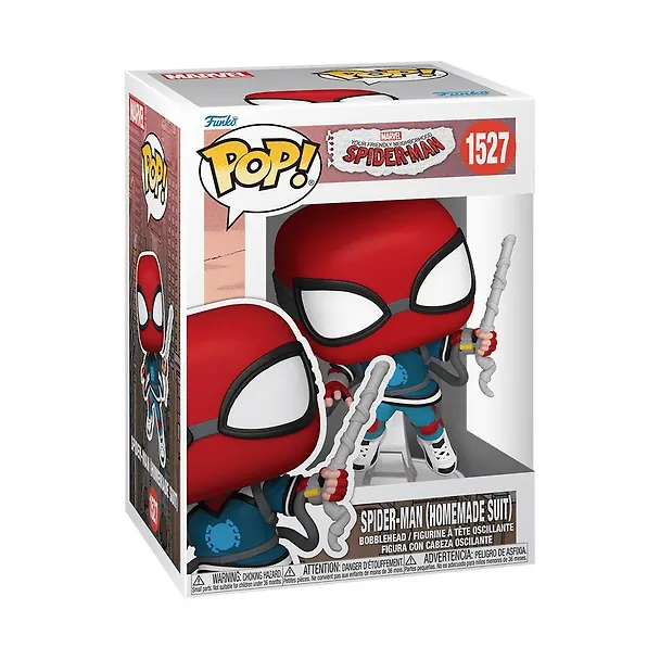 Фигурка Funko POP! Bobble Marvel FNSM Spider-Man (Homemade Suit) (1527) (Fun75871) 3123308 — 1